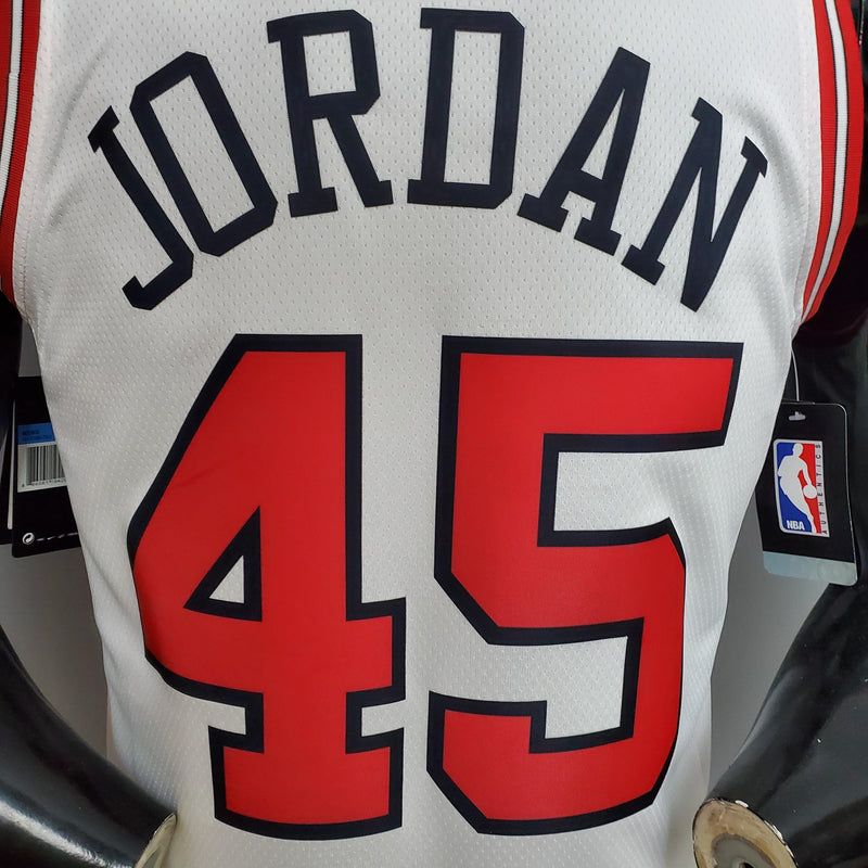 Chicago Bulls White NBA jersey Nike connect recognition