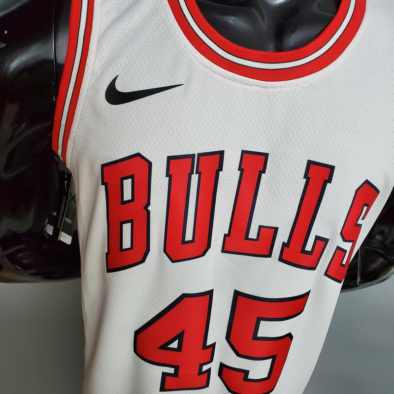 Chicago Bulls White NBA jersey Nike connect recognition